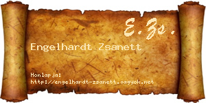 Engelhardt Zsanett névjegykártya